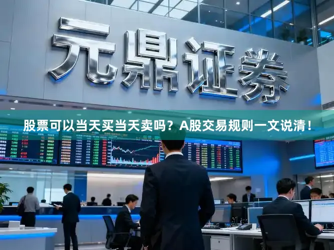 股票可以当天买当天卖吗？A股交易规则一文说清！