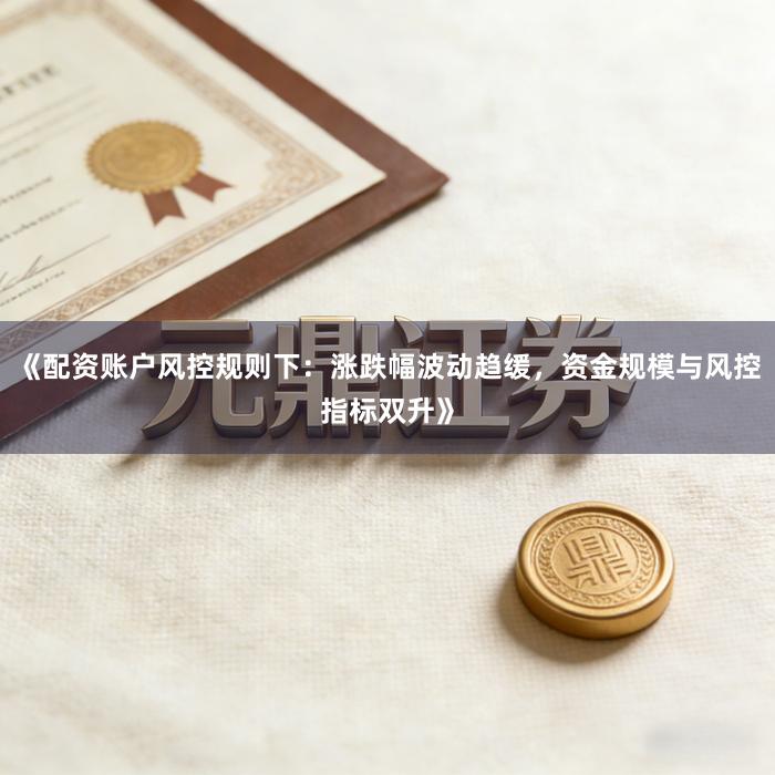 《配资账户风控规则下：涨跌幅波动趋缓，资金规模与风控指标双升》